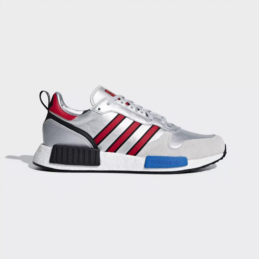 Adidas Rising Star x R1 Tenis Plateados Para Hombre (MX-78917)